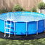 Pool Bundark Sort Ø 500 cm Non-woven stof
