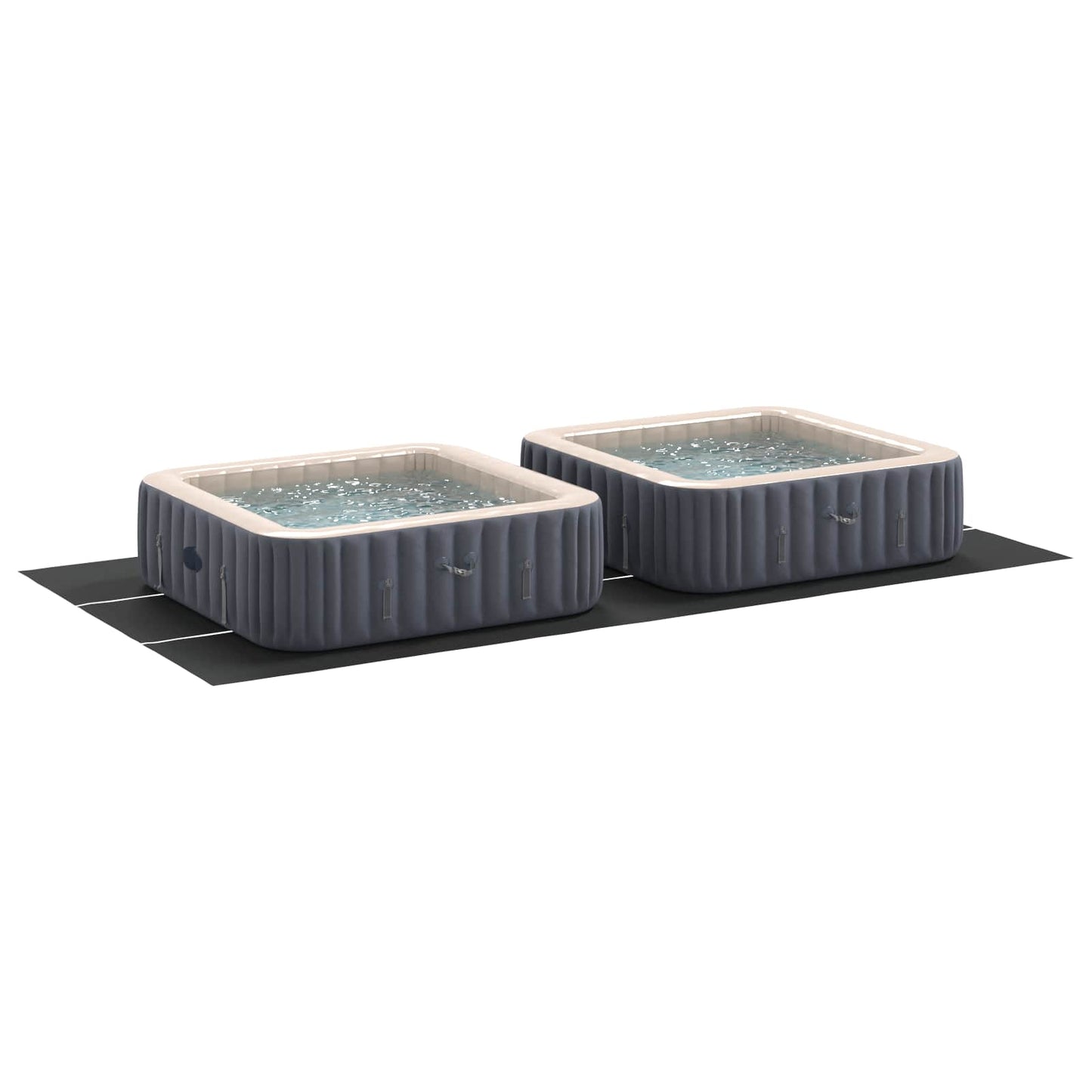 Pool Bundark Sort 640 x 321 x 0,1 cm Non-woven stof