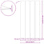 Pool Bundark Sort 820 x 420 x 0,1 cm Non-woven stof