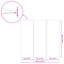 Pool Bundark Sort 396 x 396 x 0,1 cm Non-woven stof
