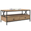 Sofabord artisan eg 100 x 51 x 45 cm Konstrueret træ