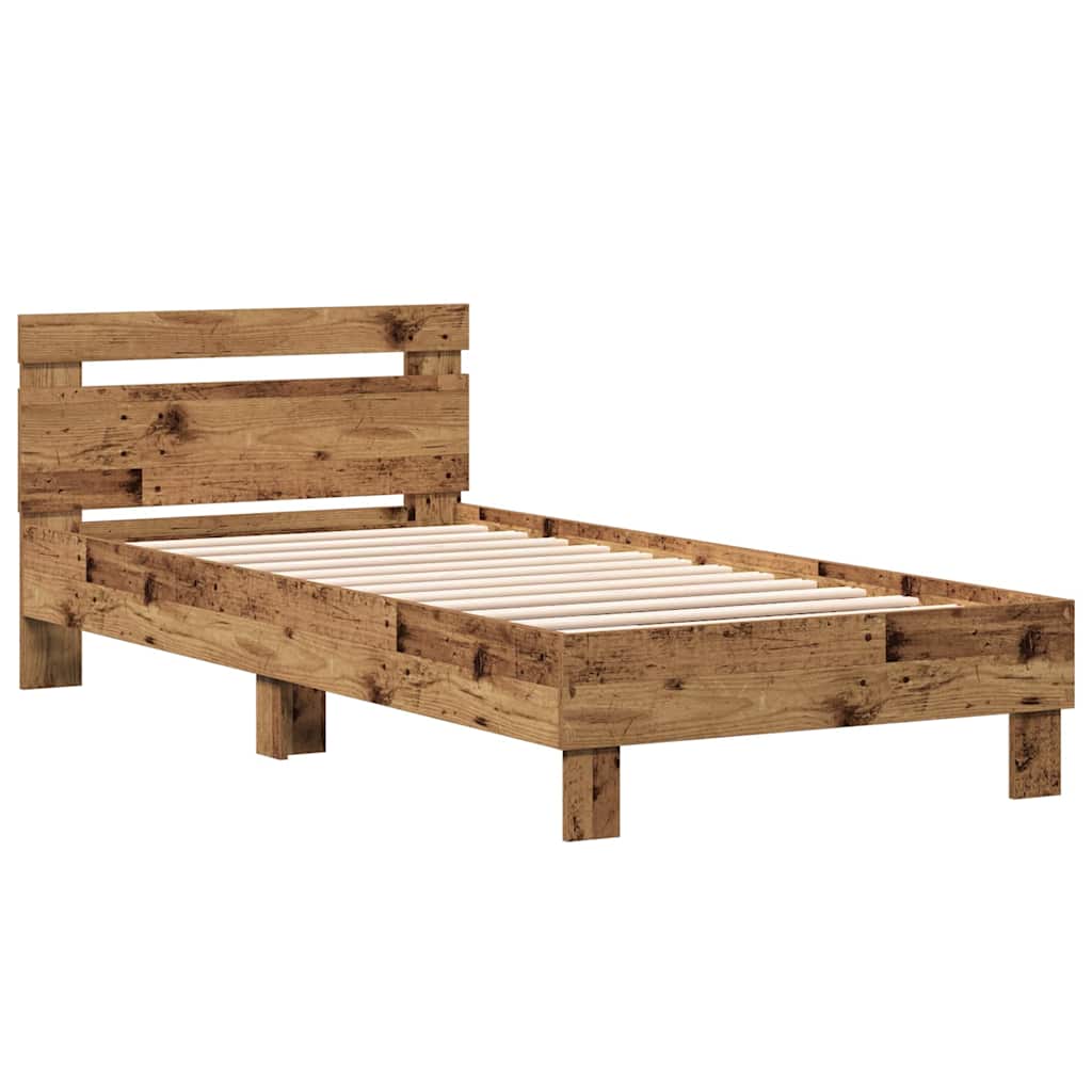 Sengestel Gammelt træ 203 x 95 x 70 cm Konstrueret træ