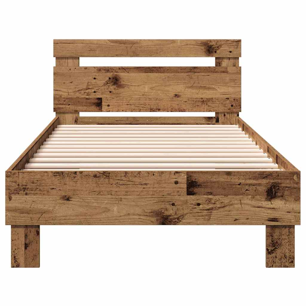 Sengestel Gammelt træ 203 x 95 x 70 cm Konstrueret træ