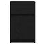 LED Sengeskab 2 pcs Sort eg 38 x 34 x 61 cm Konstrueret træ