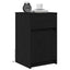 LED Sengeskab 2 pcs Sort eg 38 x 34 x 61 cm Konstrueret træ