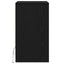 LED Sengeskab 2 pcs Sort eg 38 x 34 x 61 cm Konstrueret træ