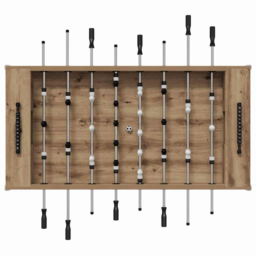 Fodboldbord Artisan Eg 146,5 x 74 x 85 cm Konstrueret træ