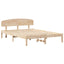 Sengestel Naturfarvet 150 x 200 cm Massiv fyrretræ