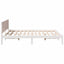 Sengestel Hvid 160 x 200 cm Massivt fyrretræ