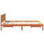 Sengestel Brun 135 x 190 cm Massivt fyrretræ