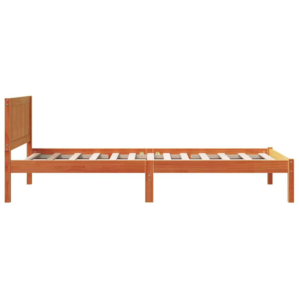 Sengestel Brun 80 x 200 cm Massivt fyrretræ