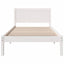 Sengestel Hvid 90 x 190 cm Massivt fyrretræ