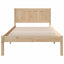 Sengestel Brun 75 x 190 cm Massivt fyrretræ
