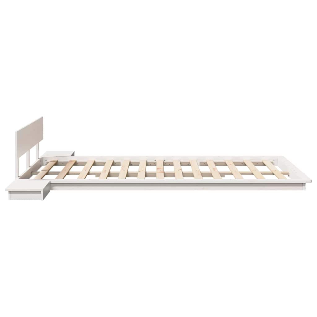 Sengestel Hvid 120 x 190 cm træ