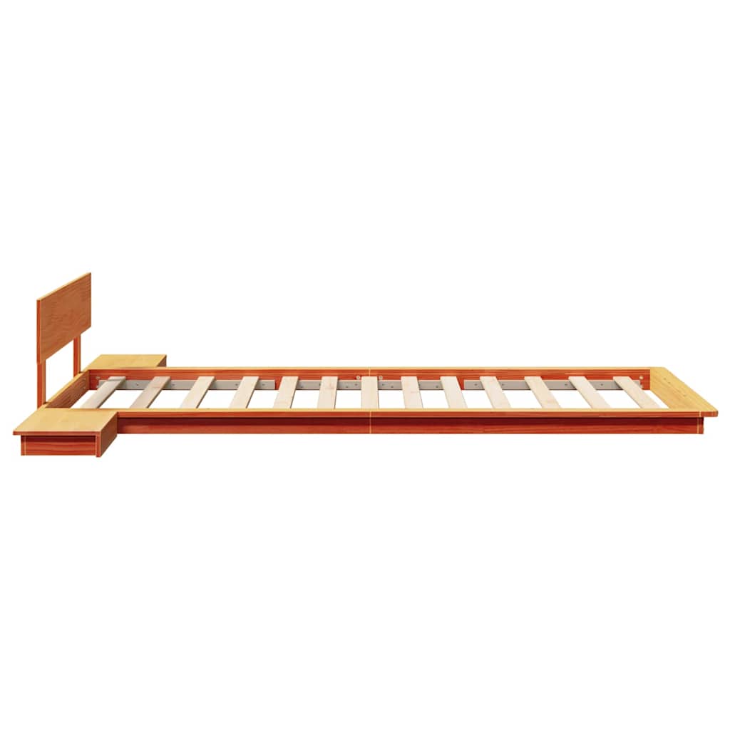 Sengestel Brun 90 x 200 cm træ