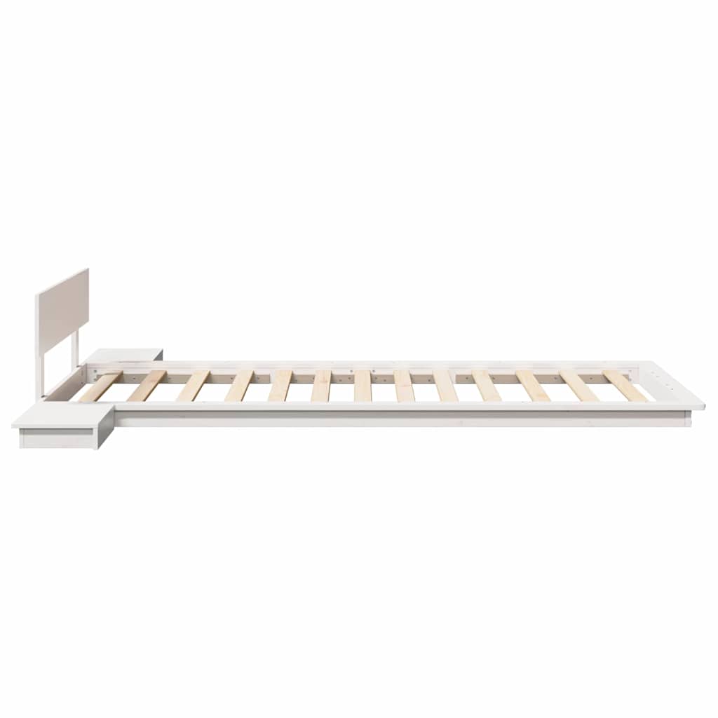 Sengestel Hvid 90 x 190 cm træ