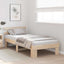 Sengestel Naturfarvet 100 x 200 cm Massiv fyrretræ