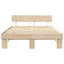Sengestel Naturfarvet 150 x 200 cm Massiv fyrretræ