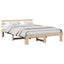 Sengestel Naturfarvet 150 x 200 cm Massiv fyrretræ