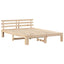 Sengestel Naturfarvet 140 x 200 cm Massiv fyrretræ