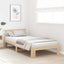 Sengestel Naturfarvet 100 x 200 cm Massiv fyrretræ