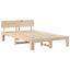 Sengestel Naturfarvet 135 x 190 cm Massiv fyrretræ