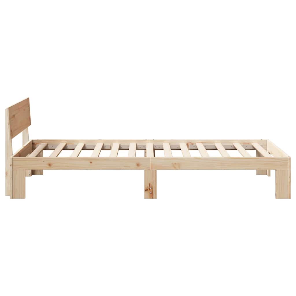 Sengestel Naturfarvet 100 x 200 cm Massiv fyrretræ