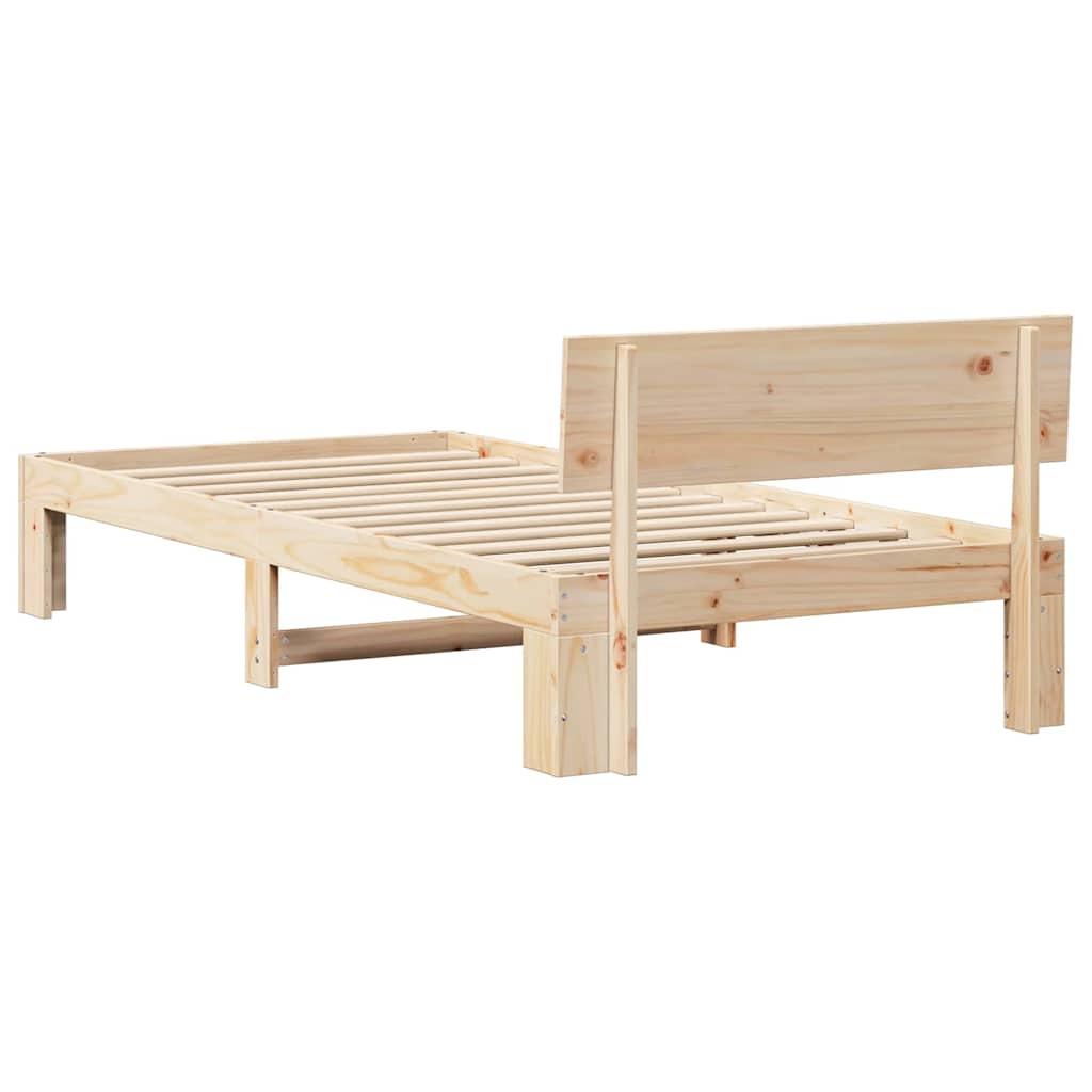 Sengestel Naturfarvet 80 x 200 cm Massiv fyrretræ