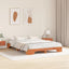 Sengestel Voks brun 140 x 200 cm Massiv fyrretræ