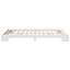 Sengestel Hvid 135 x 190 cm Massiv fyrretræ