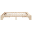 Sengestel Naturfarvet 180 x 200 cm Massiv fyrretræ