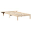 Sengestel Naturfarvet 90 x 200 cm Massiv fyrretræ