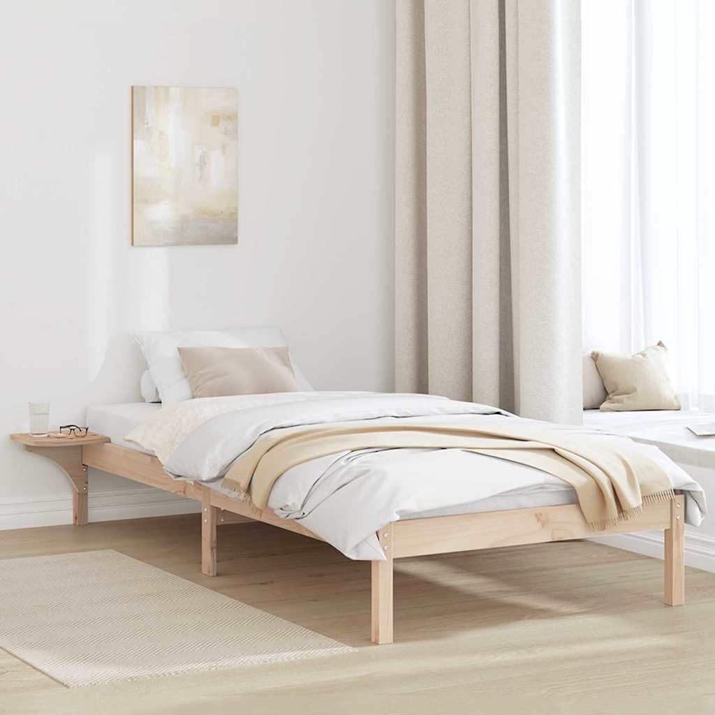 Sengestel Naturfarvet 80 x 200 cm Massiv fyrretræ