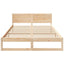 Sengestel Naturfarvet 150 x 200 cm Massiv fyrretræ