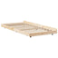 Sengestel Brun 80 x 200 cm Massivt fyrretræ