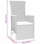 Have Spisebordssæt 5 stk. Beige polyrattan