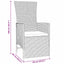 Have Spisebordssæt med pude 7 pcs Beige polyrattan