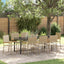Have Spisebordssæt med pude 9 pcs Beige polyrattan
