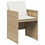 Have Spisebordssæt 5 stk. Beige polyrattan