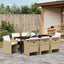 Have Spisebordssæt med pude 9 pcs Beige polyrattan