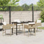 Have Spisebordssæt 5 stk. Beige polyrattan