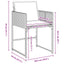 Have Spisebordssæt 5 stk. Beige polyrattan