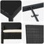 Have Spisebordssæt med pude 9 pcs Sort polyrattan