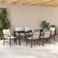 Have Spisebordssæt med pude 7 pcs Brun polyrattan
