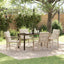 Have Spisebordssæt 5 stk. Beige polyrattan