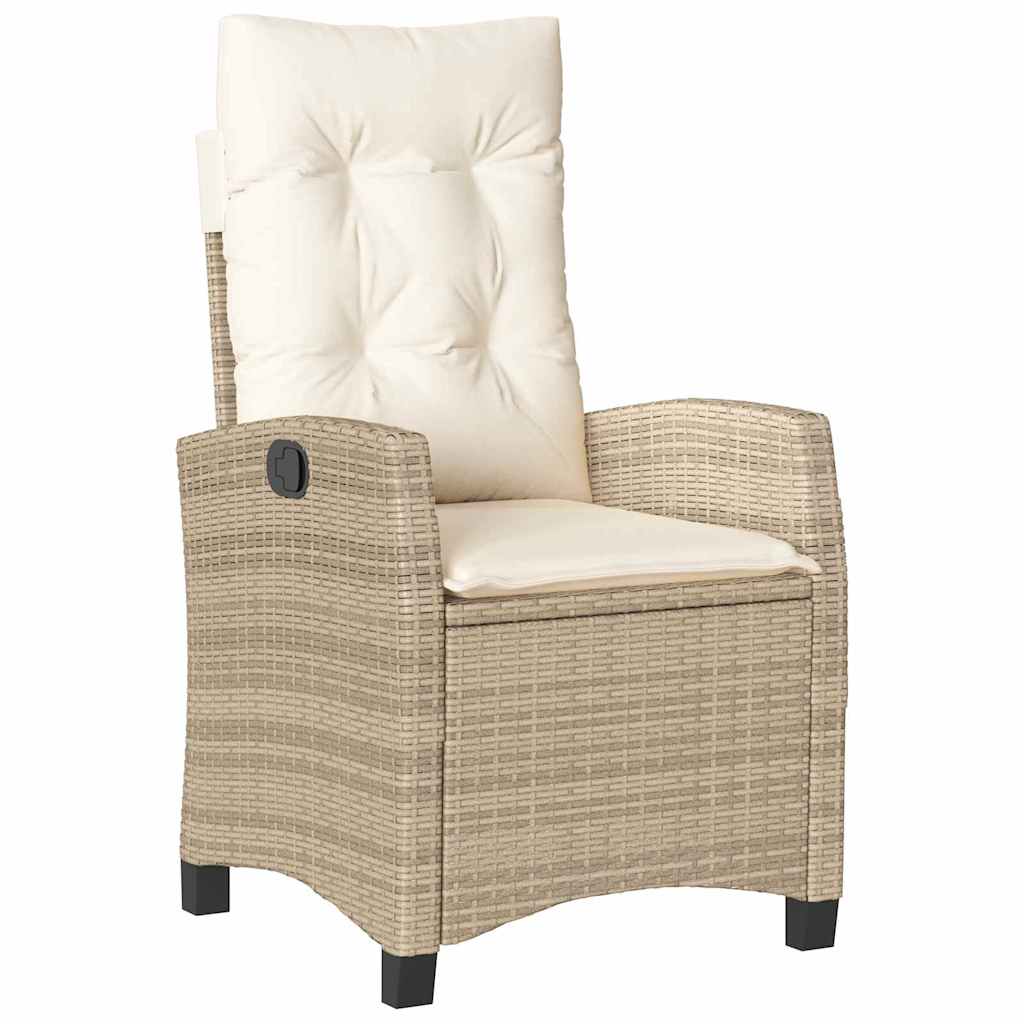 Have Spisebordssæt 5 stk. Beige polyrattan