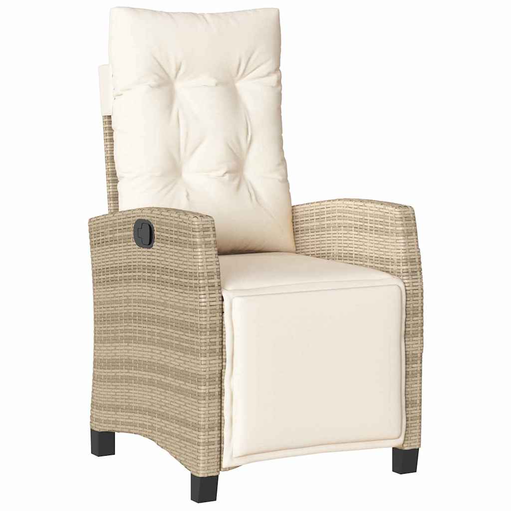 Have Spisebordssæt 5 stk. Beige polyrattan