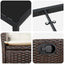 Have Spisebordssæt med pude 9 pcs Brun polyrattan