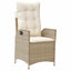 Have Spisebordssæt 5 stk. Beige polyrattan