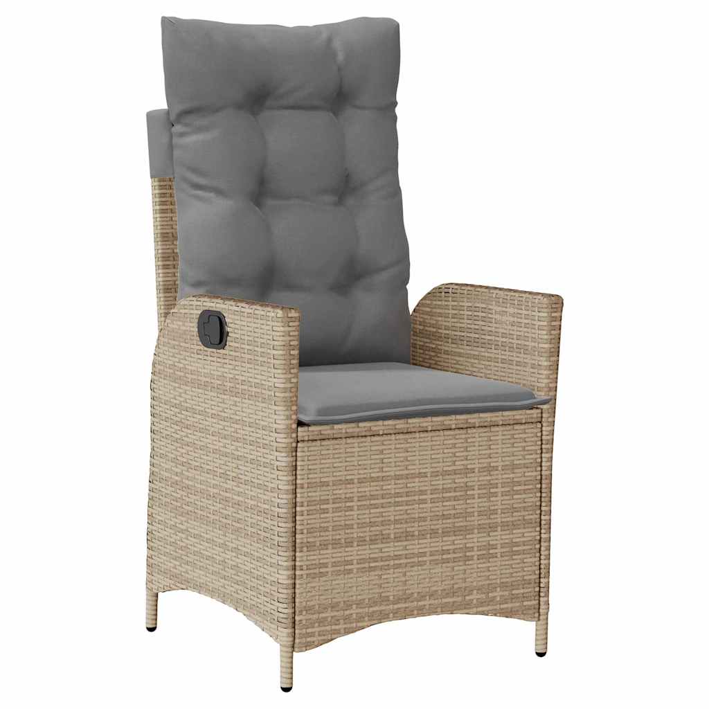 Have Spisebordssæt 5 stk. Beige polyrattan